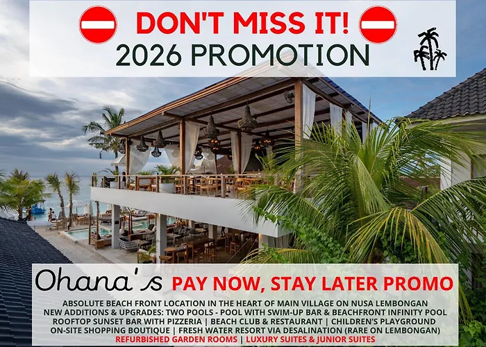 Ohana's Beachfront & Club レンボンガン島