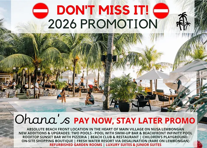 リゾート Ohana's Beachfront & Club